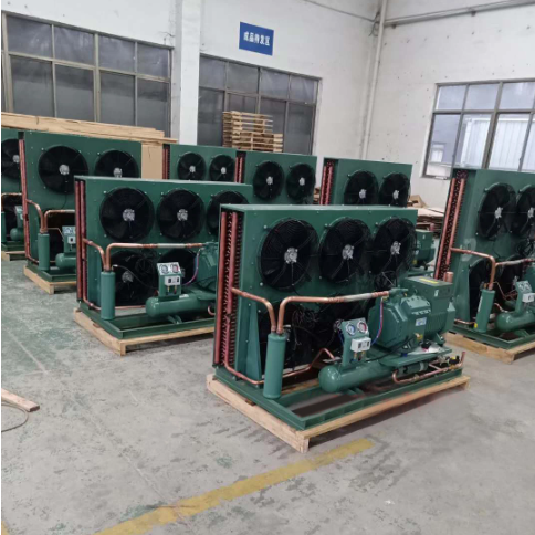 China Supplier Semi-Hermetic Screw Compressor with Condenser Unit