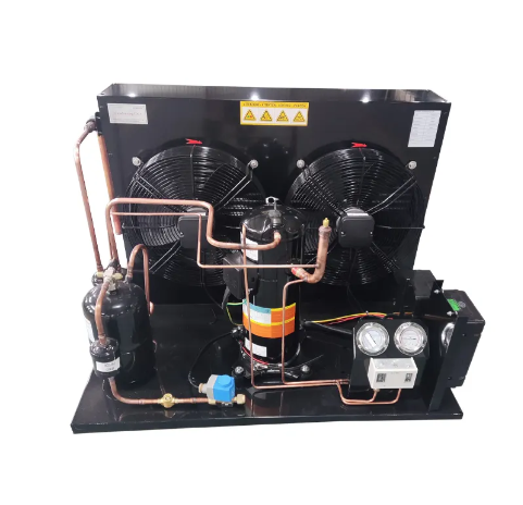 5 Hp Condensing Unit YM86E3G-100 For -10 Degree Commercial Cold Storage Room Walk In Freezer Refrige