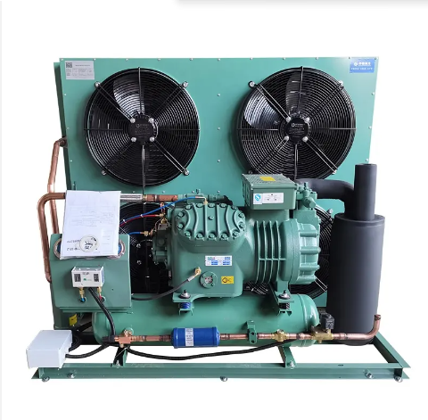 Refrigeration Open Type 博德泽制冷BROZERCOOL Semi-Helmetic Low Temperature Air coolig Condensing Unit 3Hp