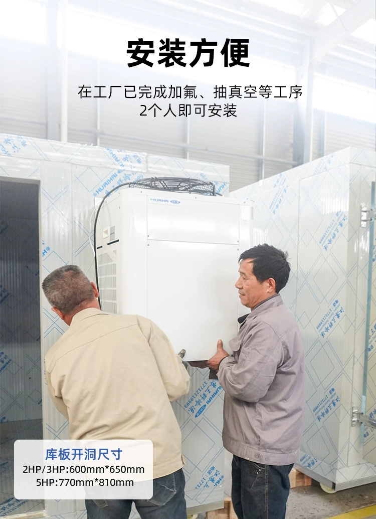壁挂整体冷库机组一体机小型冷库全套设备制冷机组保鲜冷库冷冻库(pic4)