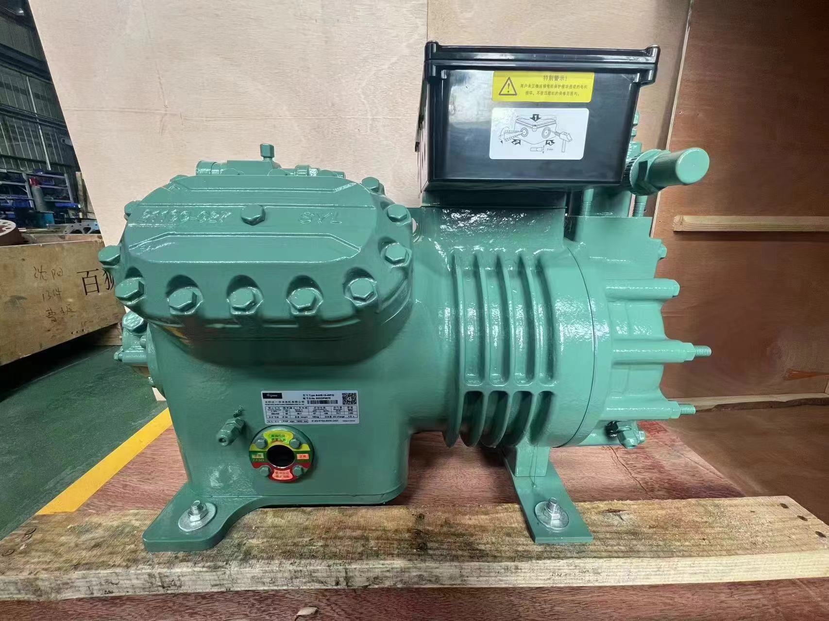 全新30HP沈一冷 制冷机 六缸30匹冷库压缩机 低温机B6GE-34(pic7)
