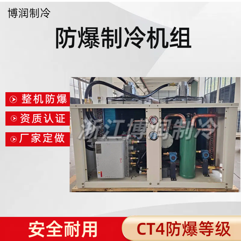 整机防爆冷库机组CT4冷藏冷冻保鲜高温低温快速制冷配防爆电机厂(pic1)