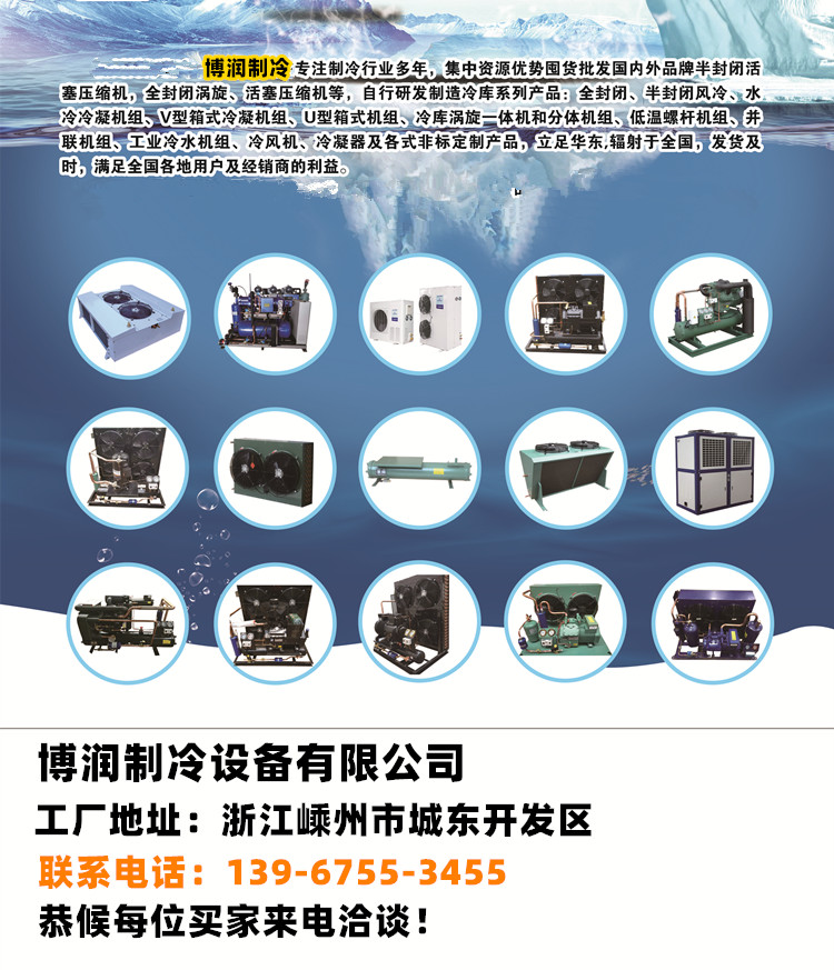 全新DMZL大明制冷半封闭机组制冷压缩机组冷冻库中四缸制冷机头(pic11)