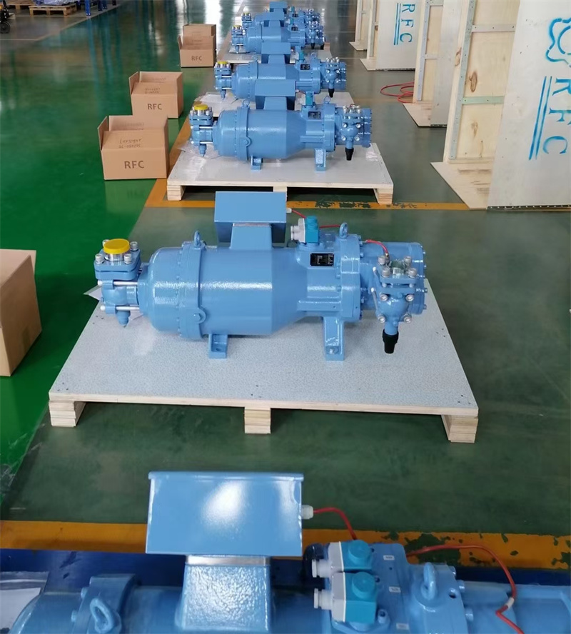 DMZL大明制冷半封闭冷库机组制冷压缩机组冷冻库小四缸制冷机头(pic5)