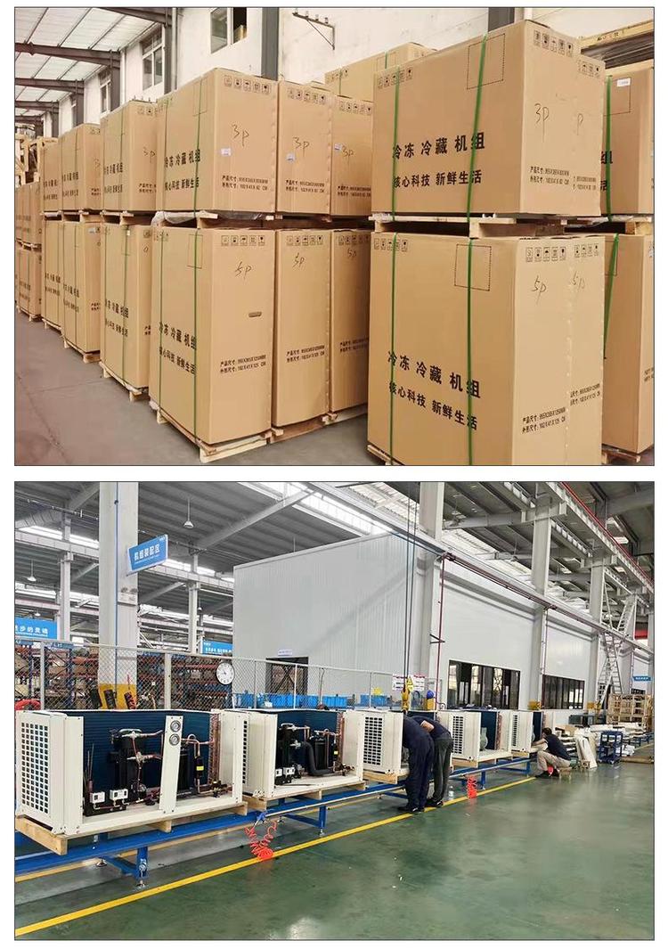 3至15P空调挂壁式一体机小型全套冷冻保鲜制冷设备 冷库制冷机组(pic10)