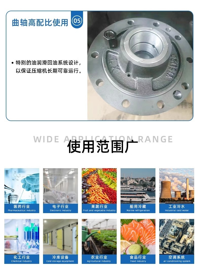 全新大明制冷4S151D冷库压缩机15P谷黑半封闭低温制冷机厂家直发(pic12)