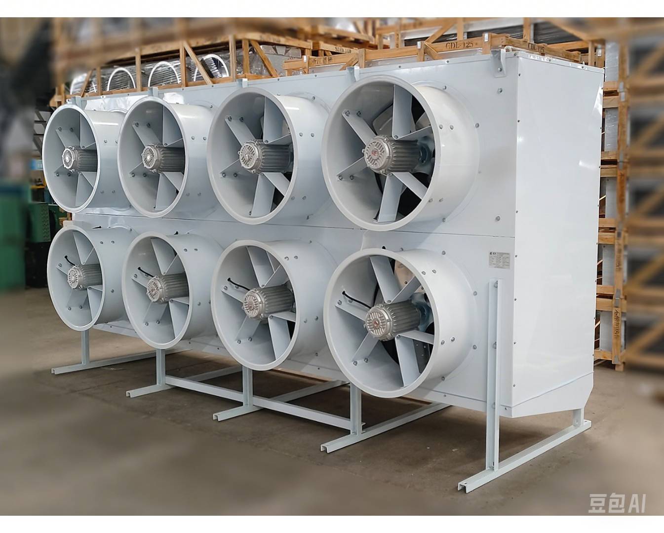 Floor-Mounted Side-Discharge Air Cooler Evaporator